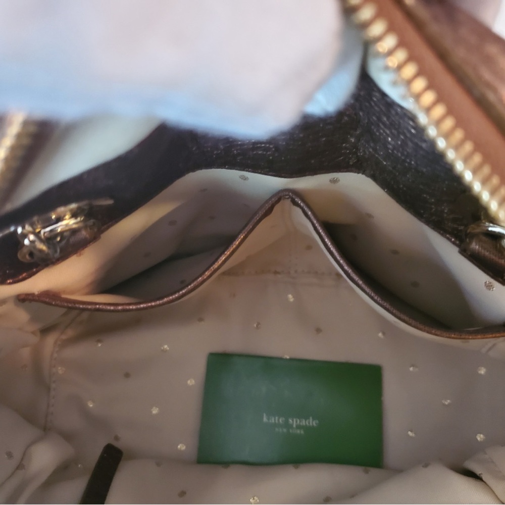 Kate Spade Quilted Copper Handbag with Dust Bag - Picture 7 of 9